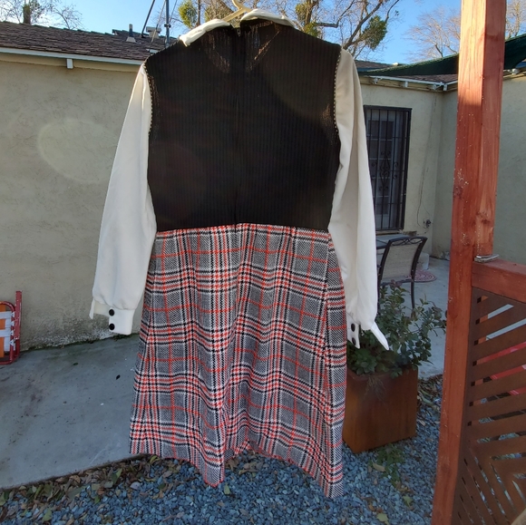 Vintage Now is the Time by Puritan Dress. Houndstooth. Size please c measurement - Picture 2 of 16